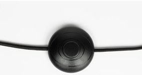 Lampada da terra nera con paralume in tessuto (altezza 220 cm) Martine - White Label