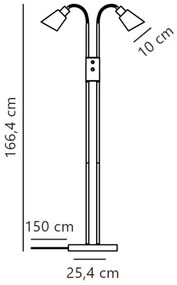 Nordlux - Lampada con piedistallo MOLLI 2xE14/25W/230V