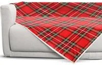 Plaid 130x160 cm tartan rosso Cottage