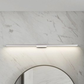 Applique da parete Alenia Lindby, Alluminio / Grigio / Zincato, Bagno, Alluminio, Moderno, Applique