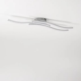 Plafoniera LED da soffitto 3xLED/6W/230V 3000K argento