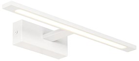 Lampada da parete bianca 41,5 cm con LED IP44 - Jerre