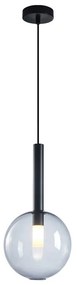 Lampadario a sospensione con filo NIKO 1xG9/9W/230V diametro 20 cm nero