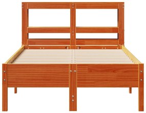 Letto senza materasso marrone cera 90x190 cm in legno di pino