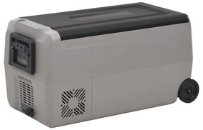Borsa Frigo Con Manico E Ruote Nera E Grigia 50 L Pp E Pe /