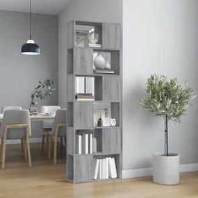 Libreria/divisorio Grigio Sonoma 60x24x186 Cm /