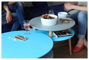 Tavolino bianco UFO, Ø 70 cm Ufo - Ragaba