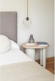 Tavolino con effetto frassino 45x60 cm Nori – Teulat