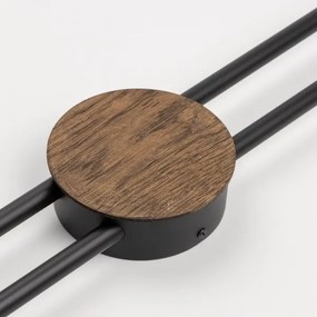 Brilagi - Lampada da parete LED WOODY COLLINE 15W 230V 80 cm rovere/noce