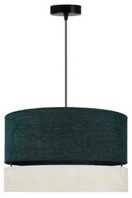 Duolla - Lampadario a sospensione con filo DOUBLE 1xE27/15W/230V diametro 40 cm verde/grigio