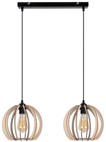 Lampadario su filo DORO 2xE27/60W/230V