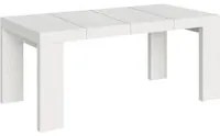 Tavolo da pranzo Allungabile - ROXELL PREMIUM Colore: Bianco Frassino, Dimensioni: 90x140/400