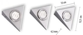 Paul Neuhaus 1119-55-3 - SET 3x LED Illuminazione per mobili con sensore LED/2,5W/230V
