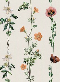 Coordonne Tapete Climbing Flowers - Linen