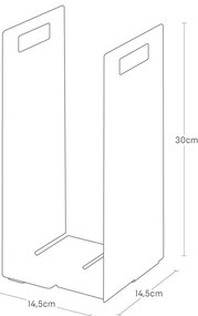 Set di stand portasciugamani bianchi in metallo 2 pz Tower – YAMAZAKI