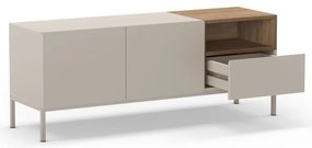 Mobile TV color crema 140x55 cm Cailin - Marckeric