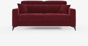 Pegaso divano letto matrimoniale con poggiatesta reclinabili in tessuto jacquard smacchiabile T22