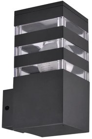 LED RGBW applique da esterno dimmerabile TEKSAS 1xE27/12W/230V IP44 antracite