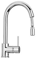 Lavello per cucina Jacuzzi   Rubinetteria con doccino estraibile Sunset