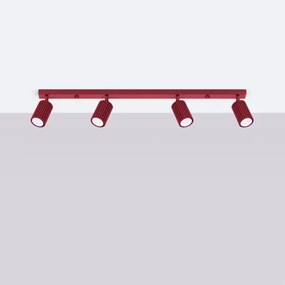 Brilagi - Faretto LED CRESTO 4xGU10/10W/230V bordeaux