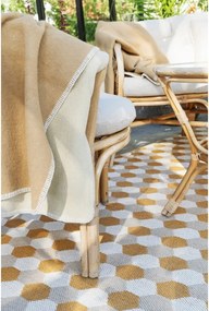 Tappeto da interno/esterno giallo ocra 60x70 cm Dana Ochre – Pappelina