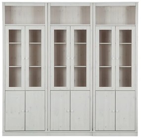 Vetrina in legno di pino bianco 518x223 cm Anita - Støraa