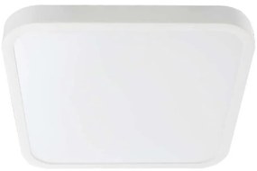 Plafoniera LED bagno 48W 230V IP44 3000K 42x42 cm bianco