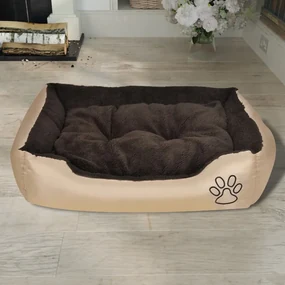 Letto caldo per cani con cuscino imbottito m