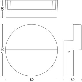 Philips - Applique a LED da esterno VALOR LED/4,3W/230V 2700K IP44
