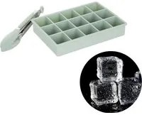 Stampo ghiaccio in silicone 15 cubetti con pinza