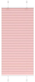 Tenda Plissettata Rosa 65x150 Cm Larghezza Tessuto 64,4 Cm /
