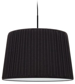Kave Home - Paralume per lampada da soffitto Guash nera Ã˜ 50 cm
