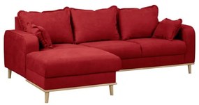 Divano angolare rosso (angolo sinistro) Beata - Ropez