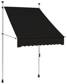 Tenda Da Sole Retrattile Manuale 100 Cm Antracite /