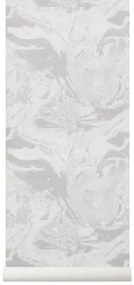 Ferm Living Carta da parati Marbling - Beige