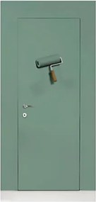 Porta Filo Muro A Battente Da Tinteggiare 80x210 Cm Reversibile