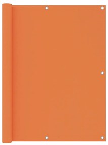 Paravento Balcone Arancione 120x500 Cm İn Tessuto Oxford /