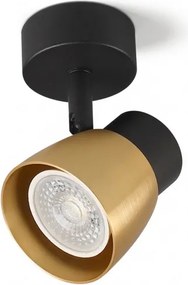 Brilagi - Faretto LED RGBW dimmerabile NUGGET 1xGU10/6W/230V nero/oro