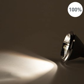 Set di 5 lampadine LED GU10 dimmerabili con luce calda AR70 6W 2000K-3000K