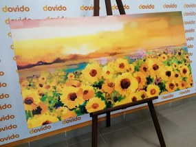 Stampa su tela – Campo di girasoli
