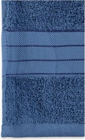 Set di 2 asciugamani blu in spugna di cotone 70x140 cm - Good Morning