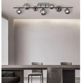 Wofi 7014-705W - Lampadario a plafone LED VILLA 7xG9/3W/230V nero