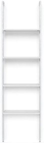 Kit cabina armadio PROJECT KIT SCAFFALE 4R 55X33CM CLASSIC in alluminio 60 x 220 x 33 cm bianco/anodizzato