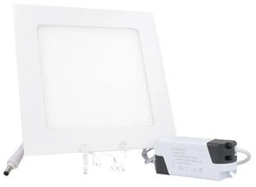 Faretto Pannello Led Da Incasso Quadrato 12W Bianco Neutro 170mmx170mm SKU-4867