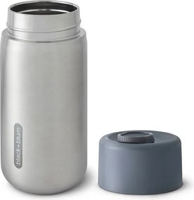 Tazza termica argentata in acciaio inox 340 ml – Black + Blum