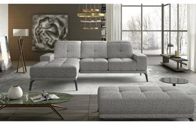 Divano angolare grigio (con penisola a sinistra/con chaise lounge) Torrense – ELTAP