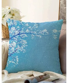 Federa blu in misto cotone Winter Wonderland, 55 x 55 cm - Minimalist Cushion Covers