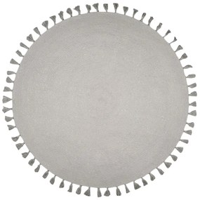 Tappeto grigio tessuto a mano , ∅ 140 cm Josephine - Nattiot