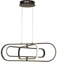 Lampadario Moderno Clip Acciaio Bianco Nero Led 52,44W 3000 - 4500 - 6500K