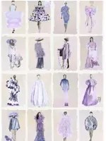 Cole & Son Carta da parati Couture Carousel - Lavender Pearl